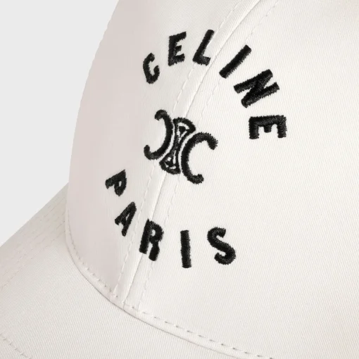 Celine Triomphe baseball cap in cotton