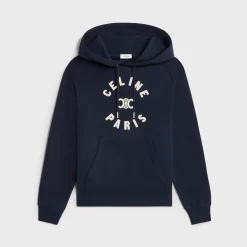 Celine Triomphe hoodie in cotton fleece