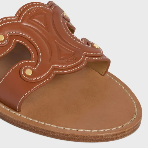 CELINE TRIOMPHE MULE in CALFSKIN