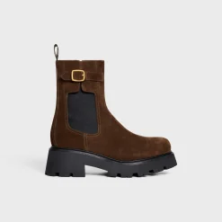 CELINE TRIOMPHE RANGERS CHELSEA BOOT in Suede Calfskin