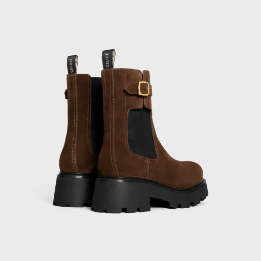 CELINE TRIOMPHE RANGERS CHELSEA BOOT in Suede Calfskin