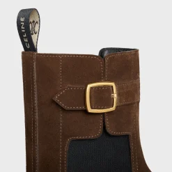 CELINE TRIOMPHE RANGERS CHELSEA BOOT in Suede Calfskin