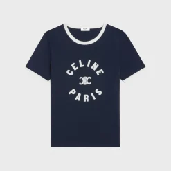 Celine Triomphe t-shirt in cotton jersey