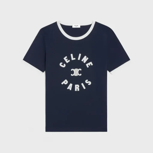 Celine Triomphe t-shirt in cotton jersey