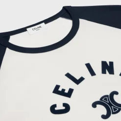 Celine Triomphe t-shirt in cotton jersey