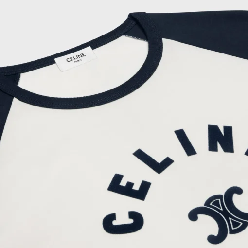 Celine Triomphe t-shirt in cotton jersey