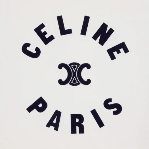 Celine Triomphe t-shirt in cotton jersey