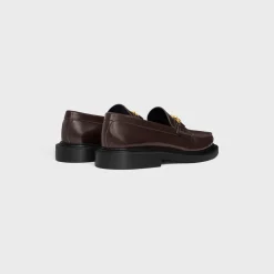 CELINE UNIVERSITÉ TRIOMPHE CHAIN LOAFFER in POLISHED BULL