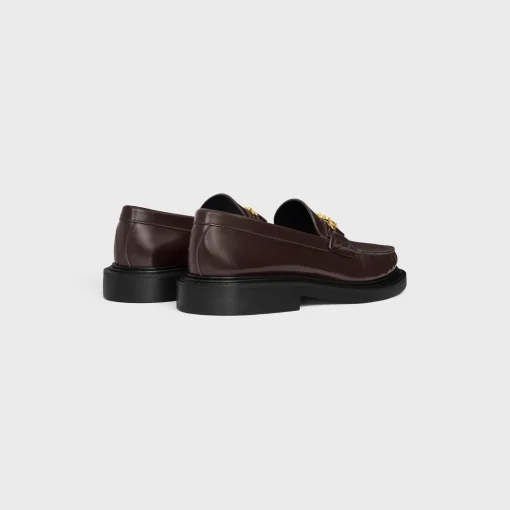 CELINE UNIVERSITÉ TRIOMPHE CHAIN LOAFFER in POLISHED BULL