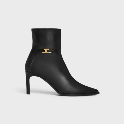 CELINE VERNEUIL ANKLE BOOT WITH TRIOMPHE in CALFSKIN