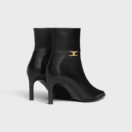 CELINE VERNEUIL ANKLE BOOT WITH TRIOMPHE in CALFSKIN