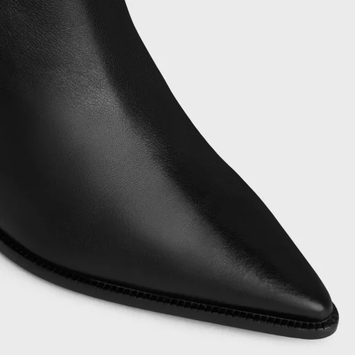 CELINE VERNEUIL ANKLE BOOT WITH TRIOMPHE in CALFSKIN