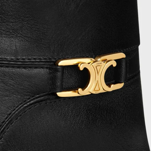 CELINE VERNEUIL ANKLE BOOT WITH TRIOMPHE in CALFSKIN
