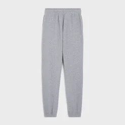 CELINE-EMBROIDERED TRACK PANTS IN COTTON