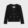 chasseur jacket in cashmere flannel