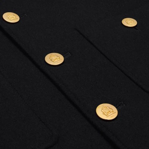 chasseur jacket in cashmere flannel