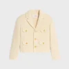 chasseur jacket in mohair wool tweed