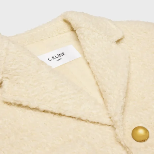 chasseur jacket in mohair wool tweed
