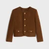 chelsea jacket in mohair wool tweed