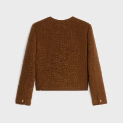 chelsea jacket in mohair wool tweed