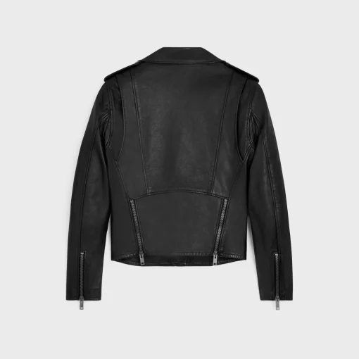 classic biker jacket in calfskin