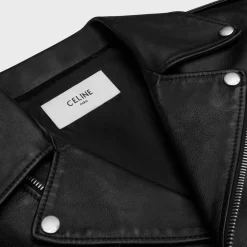 classic biker jacket in calfskin
