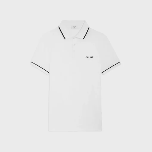 classic polo shirt in cotton piqué
