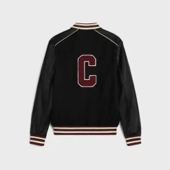 classic teddy jacket in textured wool