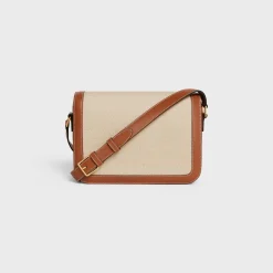 Classique Triomphe Bag in TEXTILE AND CALFSKIN