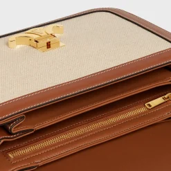 Classique Triomphe Bag in TEXTILE AND CALFSKIN
