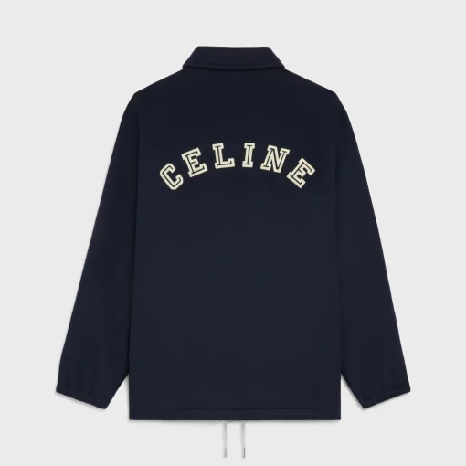 coach jacket in double-face wool