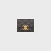 COMPACT WALLET WITH COIN TRIOMPHE in triomphe canvas