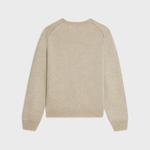 crew neck sweater in Scottish cashmere