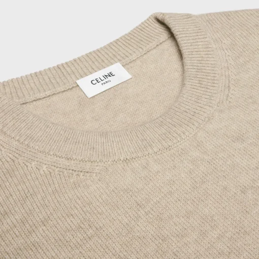 crew neck sweater in Scottish cashmere