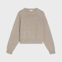 CREW NECK SWEATER IN SEAMLESS CASHMERE
