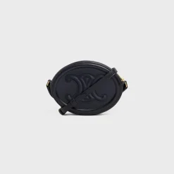 CROSSBODY OVAL PURSE cuir triomphe in Smooth calfskin