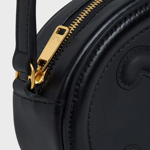 CROSSBODY OVAL PURSE cuir triomphe in Smooth calfskin