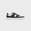 CT-04 Low Lace-Up Sneaker Calfskin WHITE / BLACK