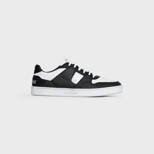 CT-04 Low Lace-Up Sneaker Calfskin WHITE / BLACK