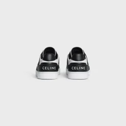 CT-04 Low Lace-Up Sneaker Calfskin WHITE / BLACK