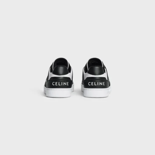 CT-04 Low Lace-Up Sneaker Calfskin WHITE / BLACK
