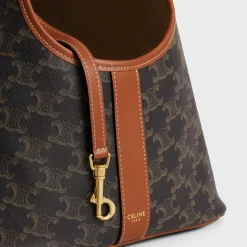 DOG CABAS IN TRIOMPHE CANVAS AND CALFSKIN