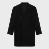 double face cashmere overcoat
