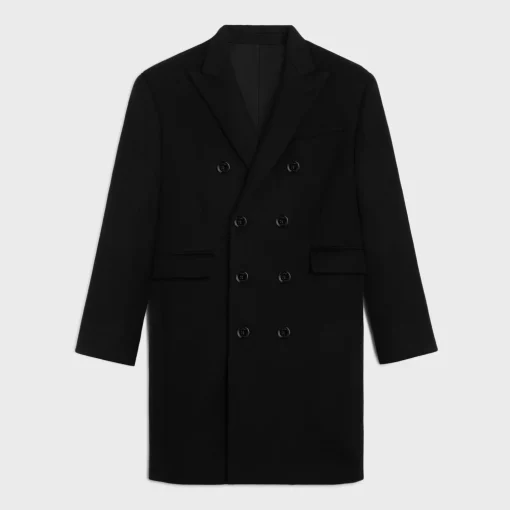 double face cashmere overcoat