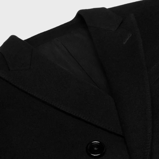 double face cashmere overcoat