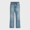 dylan flared jeans in union wash denim