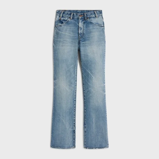 dylan flared jeans in union wash denim