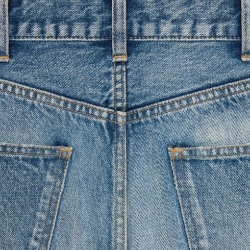 dylan flared jeans in union wash denim