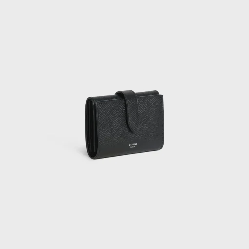 Fine Strap Wallet in Grained Calfskin