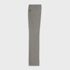 flared pants in wool and cashmere